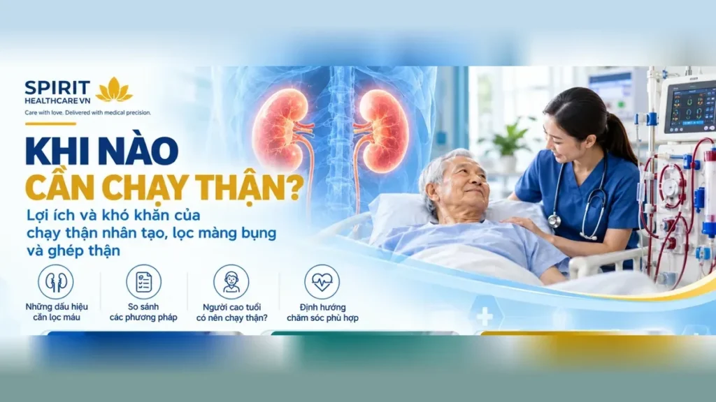 Khi nào cần chạy thận? Chạy thận nhân tạo, lọc màng bụng hay ghép thận?