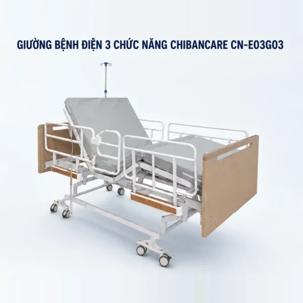 Giường bệnh điện 3 chức năng Chibancare CN-E03G03