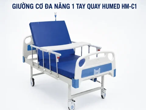 Giường bệnh 1 tay quay hay 2 tay quay: khác gì, chọn loại nào