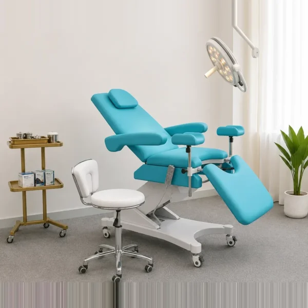 Giường khám sản phụ khoa chỉnh điện Hi-MEC HMBB-8300