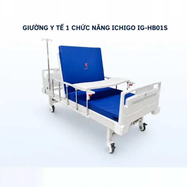 Giường y tế 1 tay quay Ichigo IG-HB01S – bảo hành 10 năm