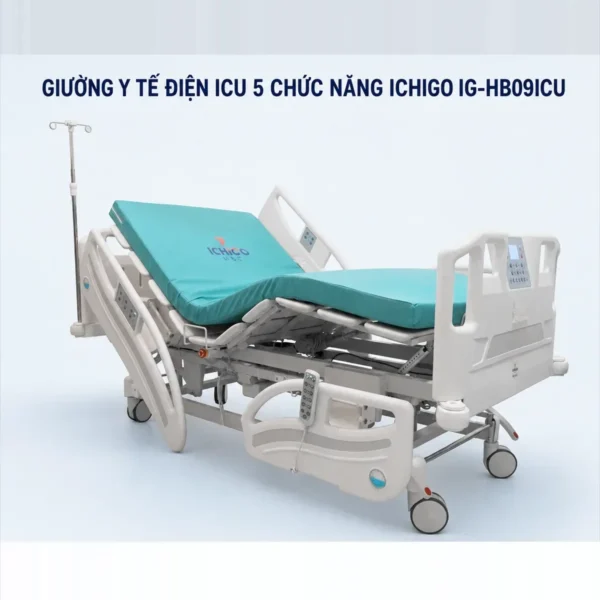 Giường ICU Ichigo IG-HB09ICU 5 chức năng tích hợp cân điện tử