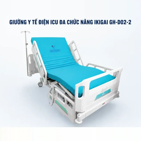 Giường ICU điện Ikigai GH-D02-2 – CPR điện, phanh trung tâm