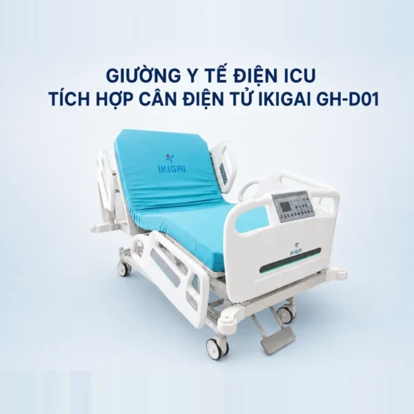 Giường ICU điện Ikigai GH-D01 tích hợp cân điện tử