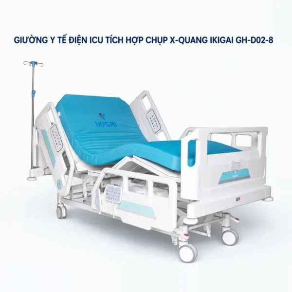 Giường ICU điện Ikigai GH-D02-8 tích hợp tấm chụp X-quang