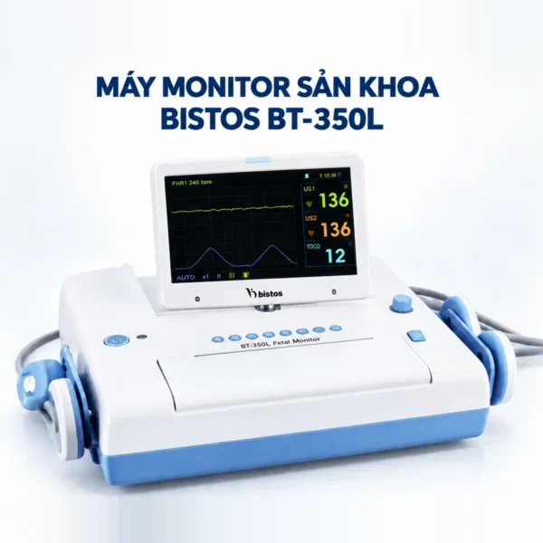 Monitor sản khoa Bistos BT-350L – màn hình LCD, phân tích CTG
