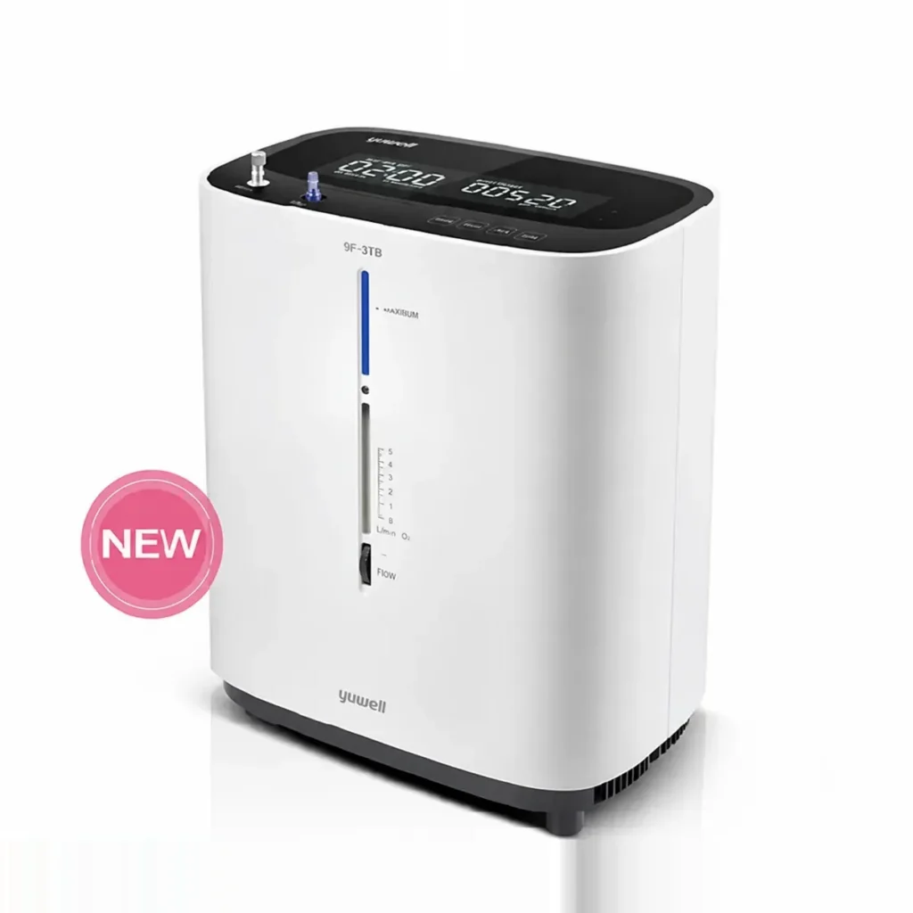 Máy tạo oxy Yuwell 9F-3BW 3 lít – nhẹ 10,5 kg, êm ≤46 dB
