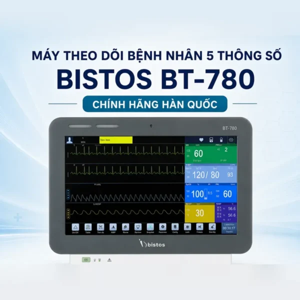 Monitor Bistos BT-780 theo dõi bệnh nhân 5 thông số, cảm ứng 15,6 inch