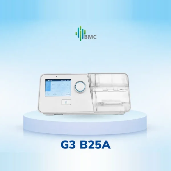 Máy BiPAP tự động BMC G3 B25A – 4–25 cmH₂O, tạo ẩm