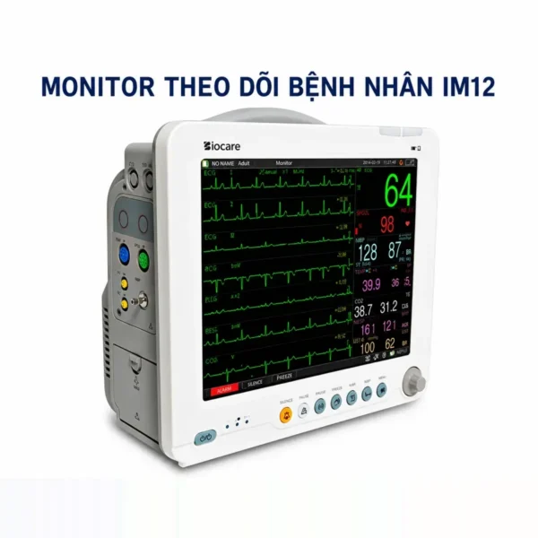 Monitor Biocare iM12 theo dõi bệnh nhân 5 thông số, màn hình 12,1 inch