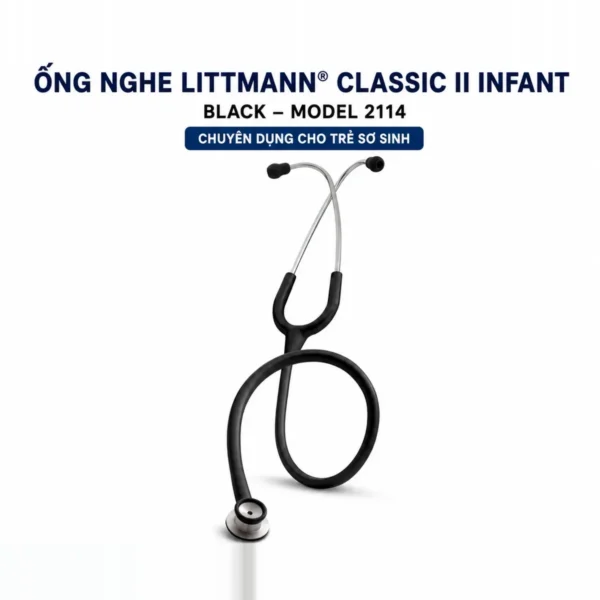 Ống nghe sơ sinh Littmann Classic II Infant 2114 – màu đen