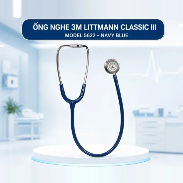 Ống nghe Littmann Classic III 5622 – dây Navy Blue