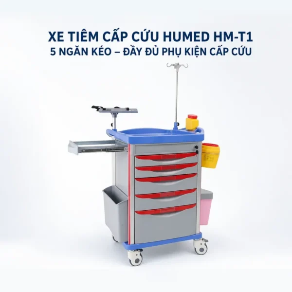 Xe tiêm cấp cứu HUMED HM-T1